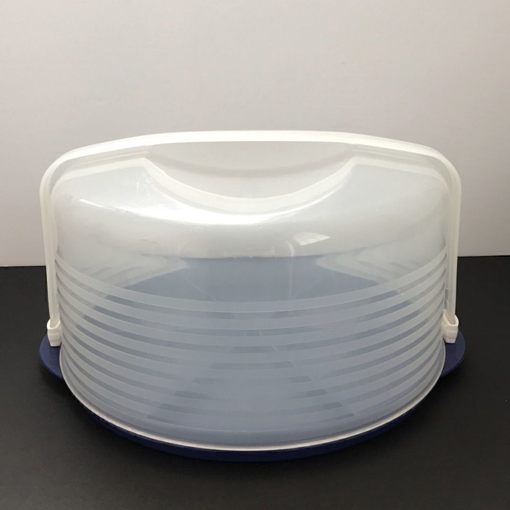 👍🏼Tupperware Round Cake Taker (like new)